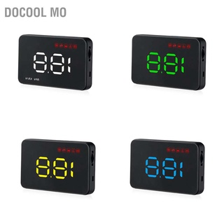 Docool Mo มาตรวัดความเร็วกระจกหน้ารถยนต์ Hud Hd อเนกประสงค์ Obd Smart Gauge