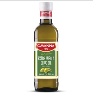 น้ำมันมะกอก 100% Cavanna Extra Virgin Olive Oil 500ml.