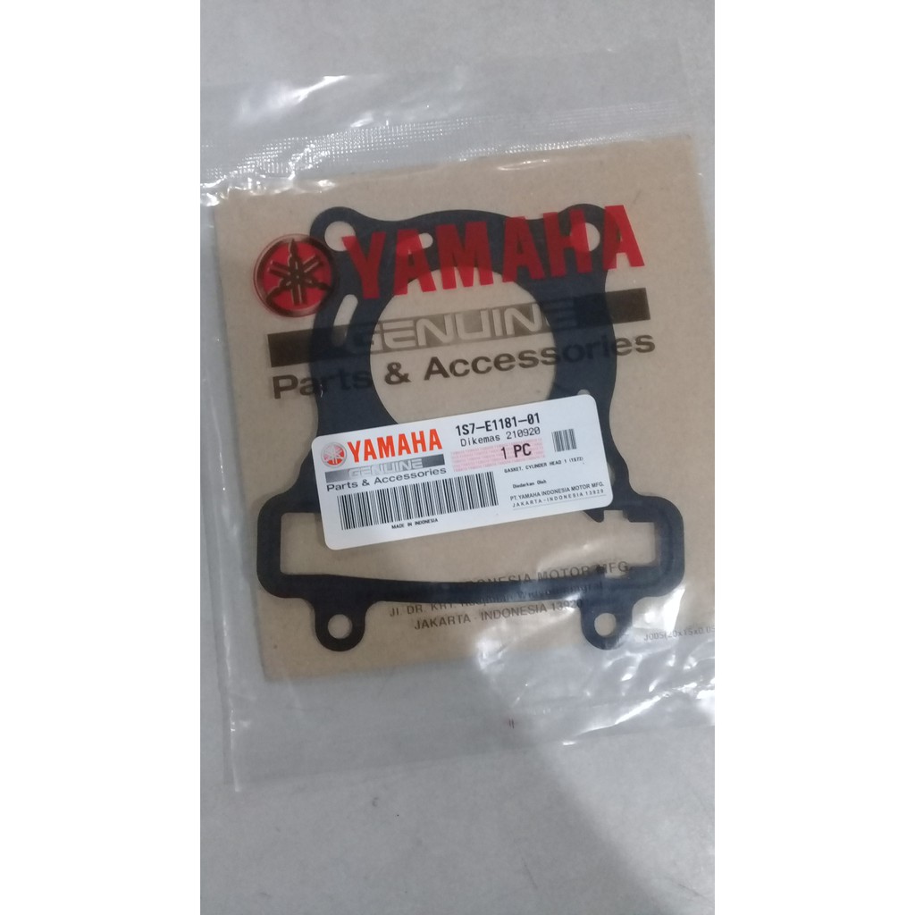 ต้นฉบับ YAMAHA JUPITER MX 135 UPPER CYLINDER HEAD GASKET / CYLINDER HEAD GASKET 1S7-E1181-01