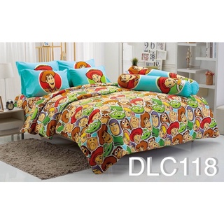 🔥ลายใหม่🔥 ผ้าปูที่นอน Toy story (ไม่รวมผ้านวม) ทิวลิป ทอยสตอรี่ DLC Tulip Delight Bed Sheet รหัส DLC118