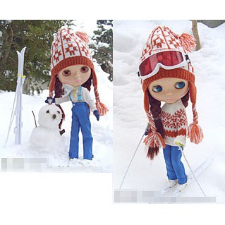 11 inches ฺBRAND NEW แท้ Takara Neo Blythe Doll Merry Skiyer ตุ๊กตาบลายธ์ เมอร์รี่สกีเยอร์ มือหนึ่ง