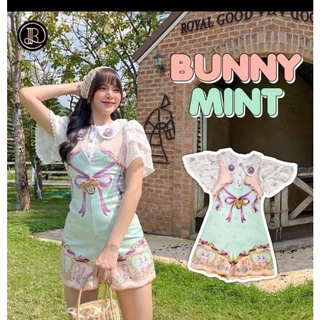 💎พร้อมส่ง💎BLT brand ชุดจั้มสูท Bunny mint collection