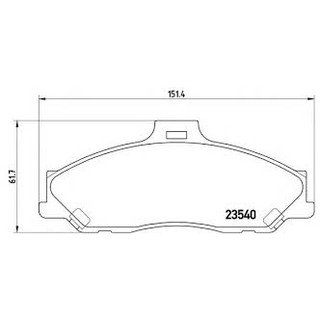 Girling ผ้าเบรคหน้าโตโยต้า Toyota AE92 โดเรม่อน AE101 AE110,112 (Altis) 96-01, CORONA AT171 ปี88-92 6103239-1/T