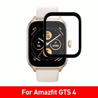 ฟิล์มกันรอยหน้าจอ สําหรับ Amazfit GTS 4 3 2 GTS 4 4mini Smart Watch Soft 3D Cover Film for Amazfit Bip S U 3Pro Pop Cover Smart Watch อุปกรณ์เสริม