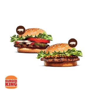 Burger King วอปเปอร์® จูเนียร์(หมู) + นินจาเบอร์เกอร์ หมู [ShopeePay] ส่วนลด ฿89