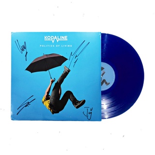 แผ่นเสียง Kodaline - Politics Of Living  (LP, Album, Blue Vinyl พร้อมลายเซ็น) ** มุมปกมีรอยยับ **