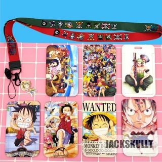 พวงกุญแจ ลูฟี่ วันพีช Monkey D. Luffy one piece บัตรพนักงานการ์ตูน บัตรนักเรียนการ์ตูน（การ์ดการ์ตูน）