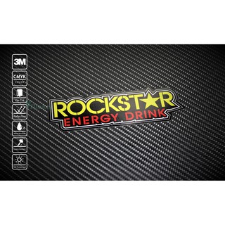 สติ๊กเกอร์ มอเตอร์ไซค์ Sticker Rockstar Energy Drink 158