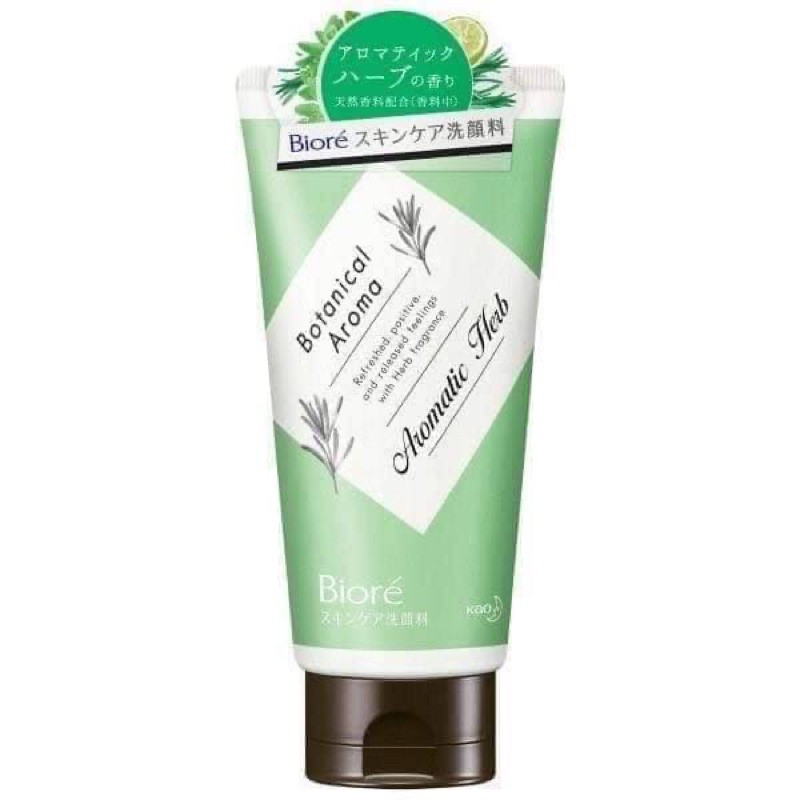 โฟมล้างหน้า Biore Botanical Aroma Herb นำเข้าจากญี่ปุ่น