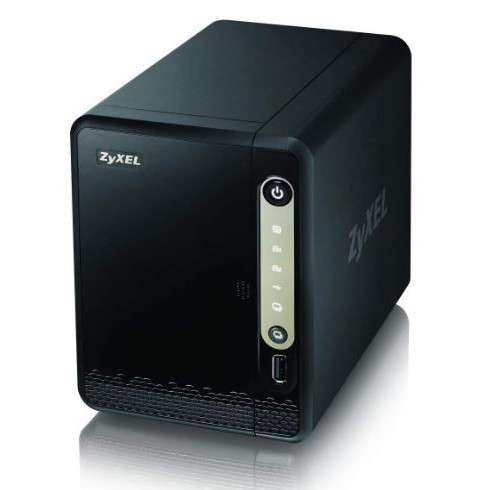 NAS (อุปกรณ์จัดเก็บข้อมูลบนเครือข่าย) ZYXEL 2-BAY NAS326 MARVELL ARMADA 380 1.3GHz DDR3 512 MB)-รับประกัน 2 ปี