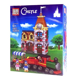 ชุดตัวต่อ BRICK no 69653 ชุด DISNEY TRAIN AND STATION จำนวน 662 ชิ้น cwn /kcj