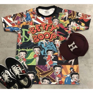 เสื้อ &amp; เดรส ผ้าดาวกระจายลาย Betty Boop