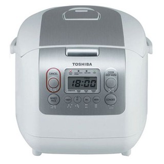 (มีคูปองลดเพิ่ม) TOSHIBA หม้อหุงข้าว (1 ลิตร) รุ่น RC-10NMF (WT/HA)A