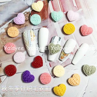 Yalayee [Manicure Accessories] の อุปกรณ์เสริมเสื้อกันหนาว ทรงกลม สไตล์ญี่ปุ่น คละสี 30 ชิ้น