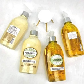 L’Occitane Shampoo &amp; Conditioner With Almond Oil ขนาดขวดละ 240mL