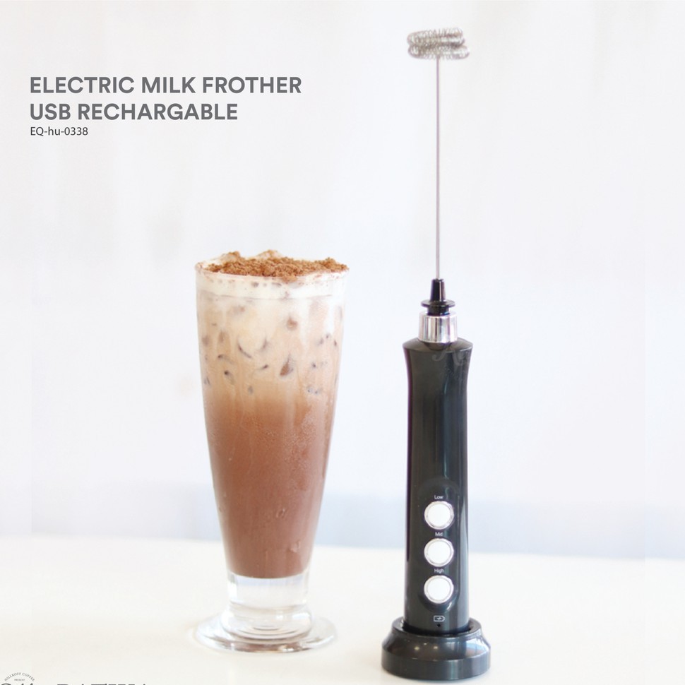 Ratika เครื่องทำโฟมนมอัตโนมัติ Milk Frother USB Rechargeable EM071