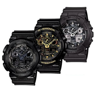 [ลด300฿โค้ดWINWSHVS440]Casio GShock รุ่น GA100CF1A9DR นาฬิกาข้อมือผู้ชายสายเรซิ่นประกัน CMG 1 ปีเต็ม