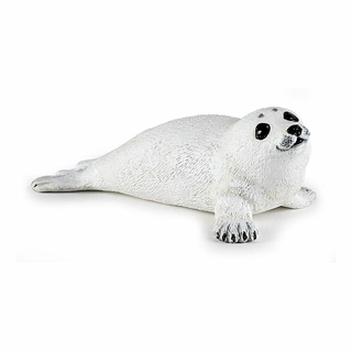 Papo ของเล่นฟิกเกอร์ Marine Life Baby Seal สีขาว สําหรับเด็ก 56028