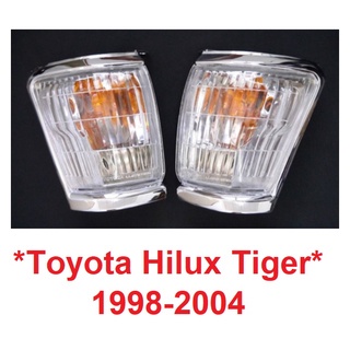 1คูู่ ไฟมุม Toyota Hilux Tiger LN167 1998 - 2004 ไฟเลี้ยว โตโยต้า ไทเกอร์ ไฟสัญญาณ ไฟมุมหน้ารถ เสื้อไฟเลี้ยว ไฟ อะไหล่ไฟ