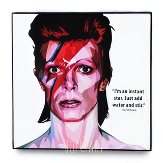 David Bowie เดวิด โบวี่ ร็อกสตาร์ Rock Star ตำนาน เพลง Music ดนตรี รูปภาพ​ติด​ผนัง​ pop art ของขวัญ​ แต่งบ้าน ของสะสม