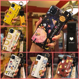 For Woman Phone Holder Phone Case For Wiko Y62 New Cartoon Waterproof Anti-knock Lanyard Soft Case Cover