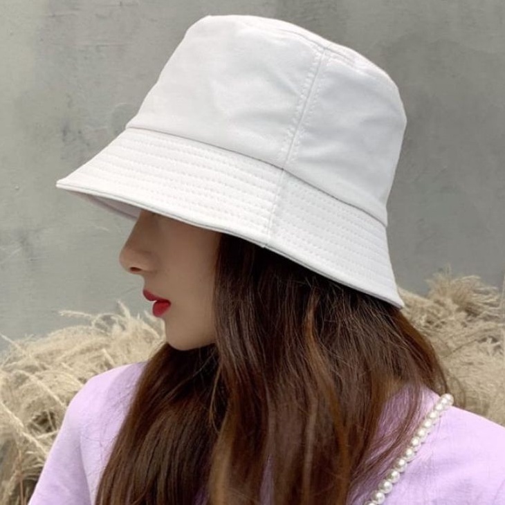 หมวกผู้หญิง PLAIN BUCKET HAT