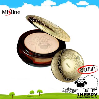 Mistine Number One Pur Gold SPF25+++ แป้งพัฟ แป้งมิสทิน เพอร์โกลด์ แป้งทาหน้าผสมรองพื้น 10 g. MT1346X