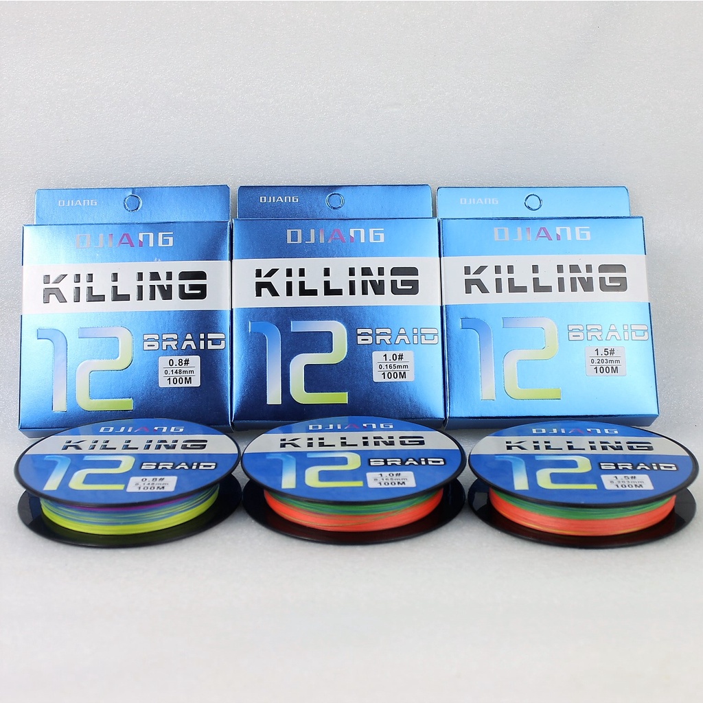 สาย PE X12 Killing สายพีอีถัก12 เหนียม กลม ลื่น ทนทาน Rachafishing - รูปที่ 6