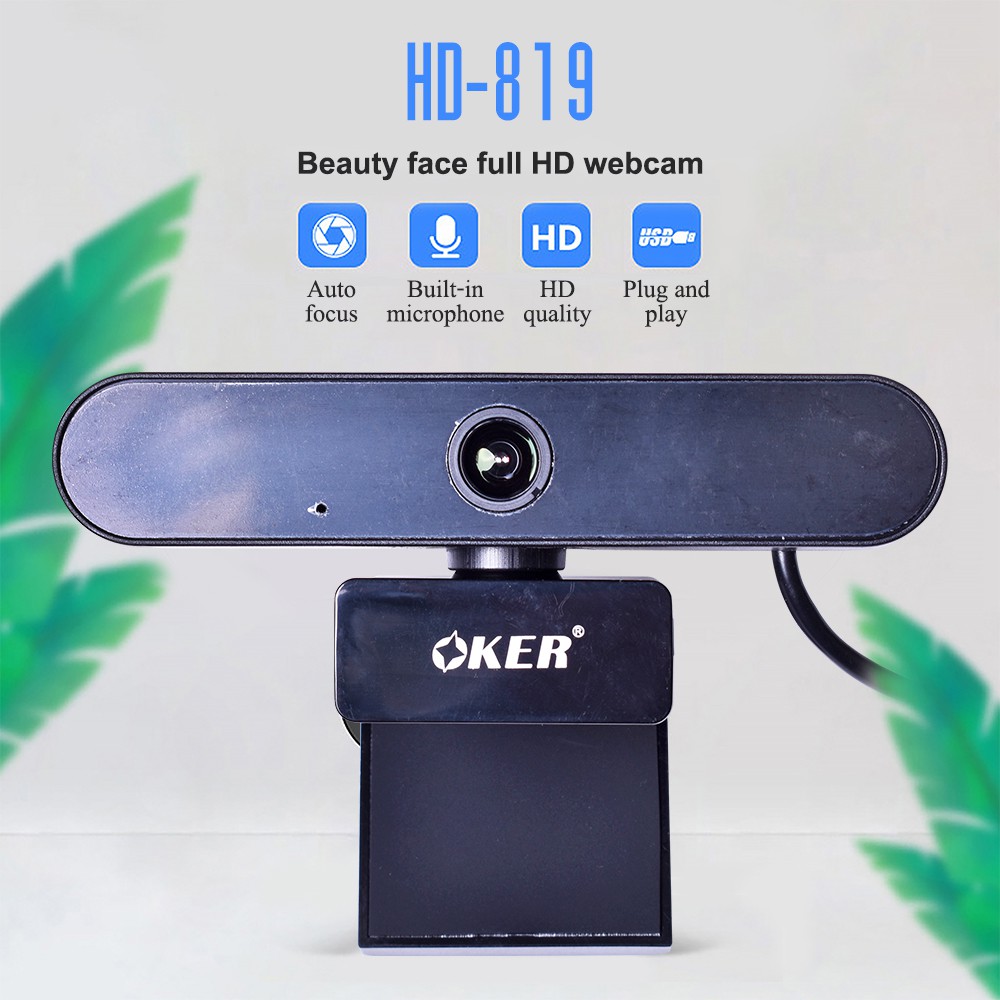 กล้องเว็บแคม WEBCAM OKER HD819