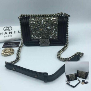 Chanel เพชร อะไหล่ เงินพรีเมี่ยม