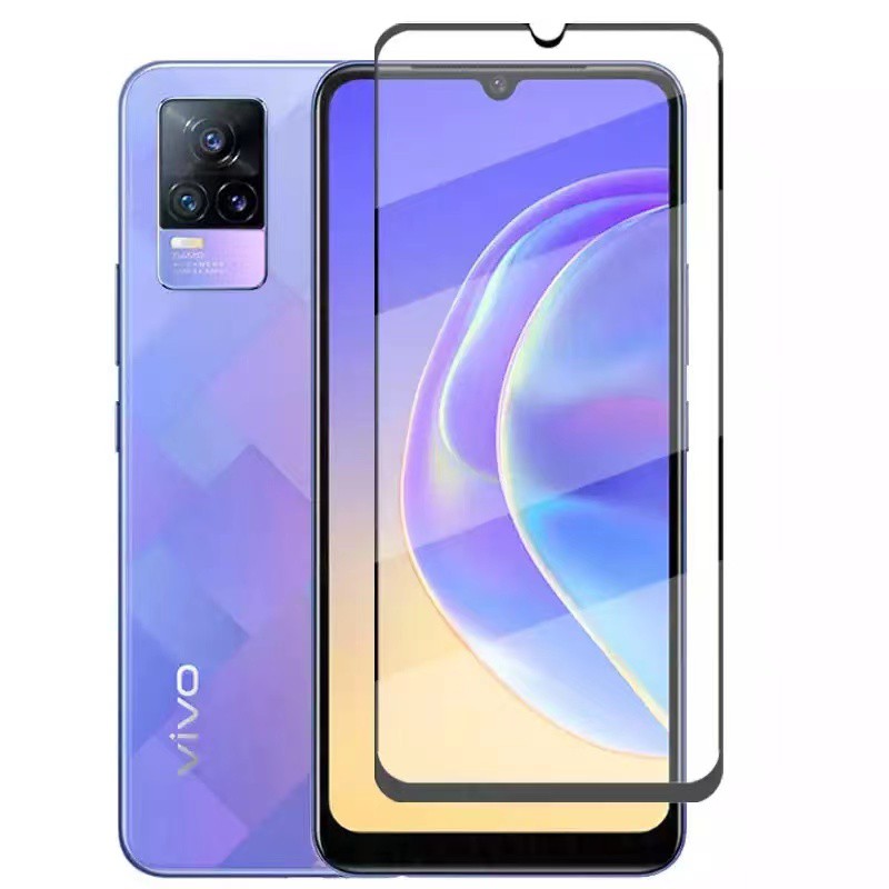 ❌ รุ่นใหม่ ❌F ฟิล์มกระจกเต็มจอ Vivo V21 5G ฟิล์มกระจกนิรภัยเต็มจอ ฟิล์มวีโว่ ฟิล์มกระจกกันกระแทก VIV