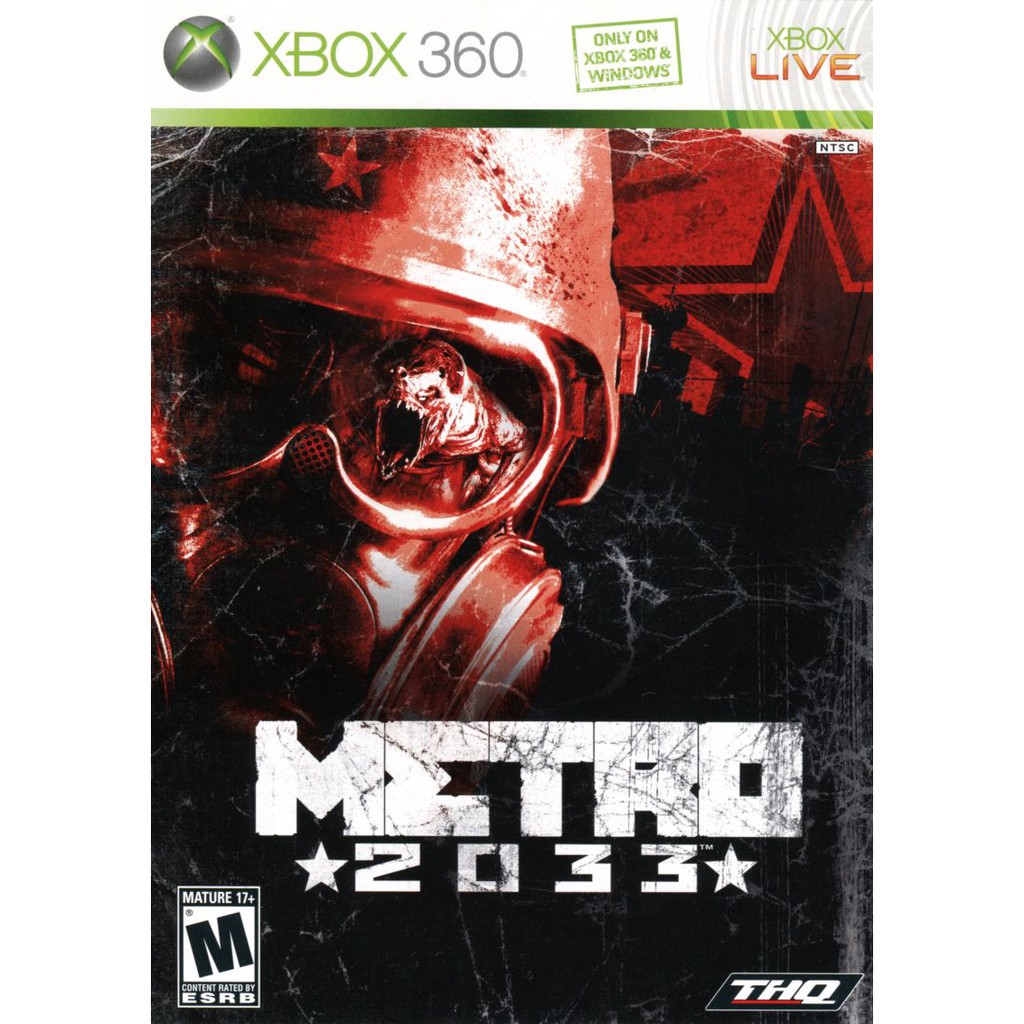 แผ่น XBOX 360 : Metro 2033  ใช้กับเครื่องที่แปลงระบบ JTAG/RGH