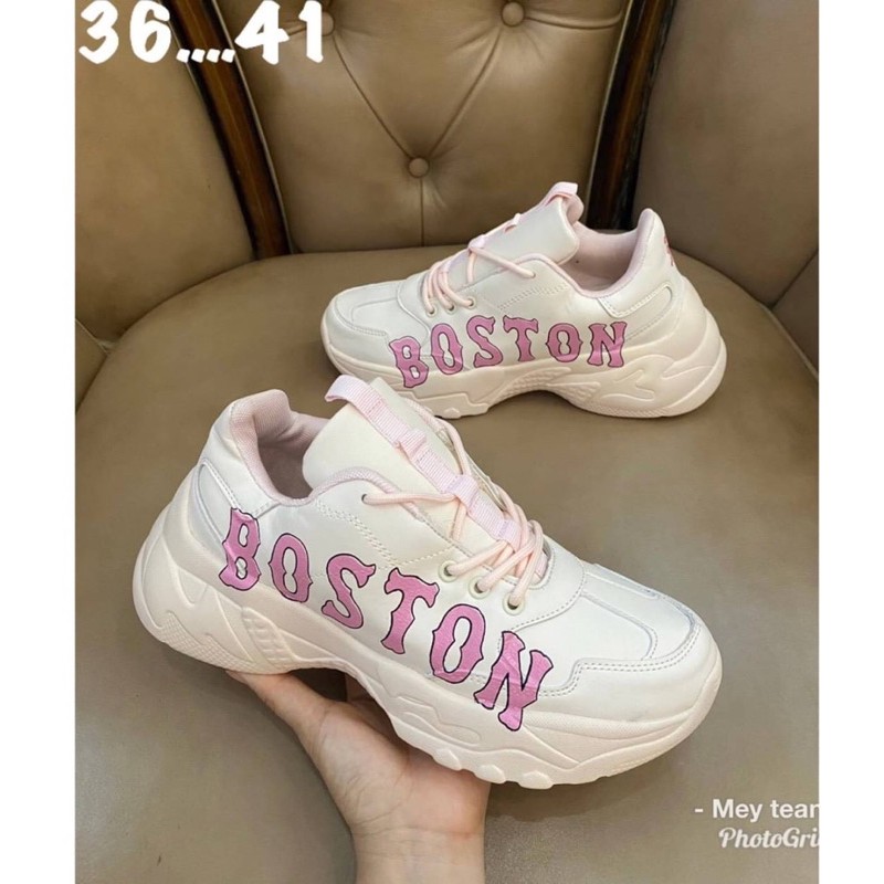 New Boston ❤️ MLB กำลังมาแรง size 36..41  รองเท้าผ้าใบรองเท้าผู้หญิง