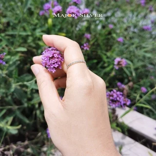 Small flower ring : แหวนดอกไม้เล็กๆ / เงินแแท้92.5% น่ารักๆ สไตล์วินเทจ : E-V-Flo2.2