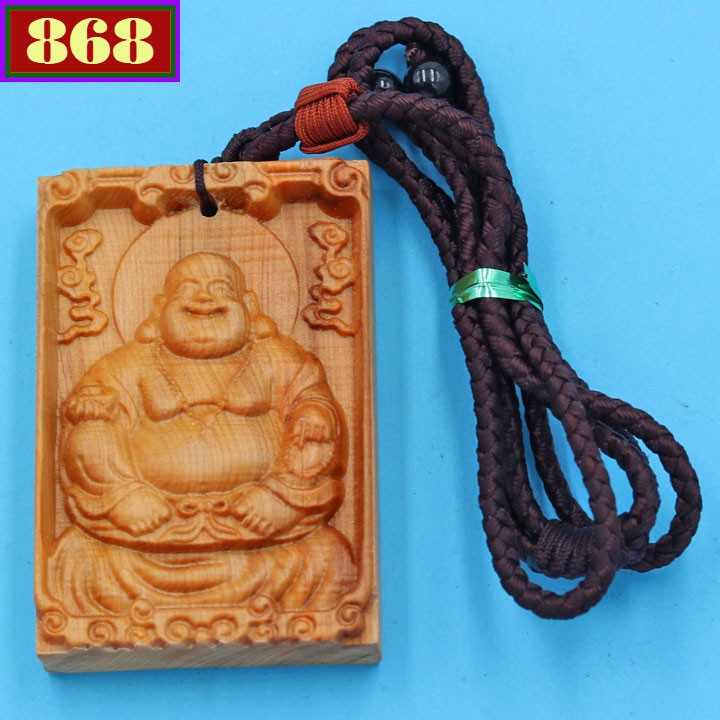 DMG25 หยกไม้ Maitreya สร้อยคอ