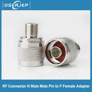 RF Connector N Male Plug Male Pin to F Female Jack Adapter