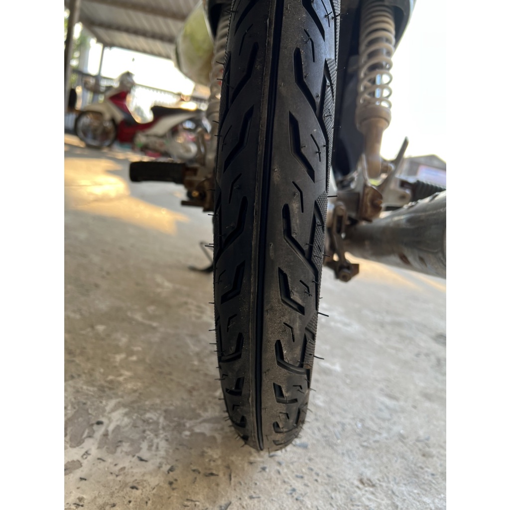 ยางนอก Goodride H969 ลายไฟ 50/90-17, 50/100-17, 60/90-17, 70/90-17, 80/90-17 ใช้ยางใน ยางไทยคุณภาพดี ยางนอกมอเตอร์ไซค์