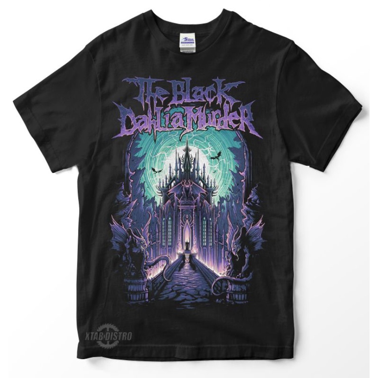 เสื้อผ้าผชเสื้อยืดพิมพ์ลาย the black dahlia MURDER NOCTURNAL / พรีเมี่ยมสีดําสําหรับผู้ชายS-5XL