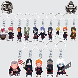 พวงกุญแจอะคริลิค ลายการ์ตูนนารูโตะ AKATSUKI