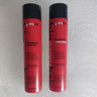 sexy hair volumizing shampoo+conditioner 300 ml.exp 2027