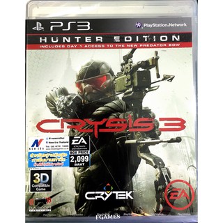 PS3 Crysis 3 Hunter edition ( English ) แผ่นเกมส์ ของแท้ มือ1 มือหนึ่ง ของใหม่ ในซีล