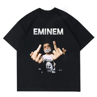 คอตต้อนคอกลมเสื้อยืด | ขนาดใหญ่ | Eminem | แร็ป | เสื้อยืด เสื้อผ้า | เสื้อยืด BOOTLEG | เสื้อยืด สําหรับผู้ชาย | เสื้อย