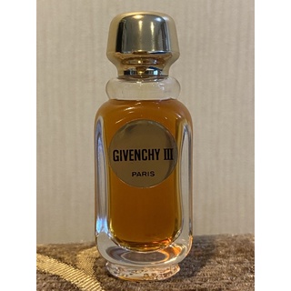 VTG 1970s Perfume Givenchy III by Givenchy  7.5 ml 1/4 fl oz Splash Full Miniature Unboxed.