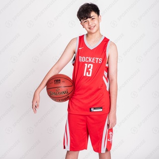 [ของแท้ 100%] พร้อมส่ง‼ กางเกงบาสเด็กโต Houston Rockets Nike Icon Swingman Short - Youth