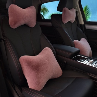 Car plush headrest pillow a pair of car neck pillow car waist pillow car bone pillow neck car inside DxhQ
