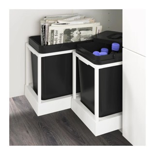 UTRUS รางใส่ถังแยกขยะ Pull-out waste sorting tray 26*44*31.5 cm (ขาว)