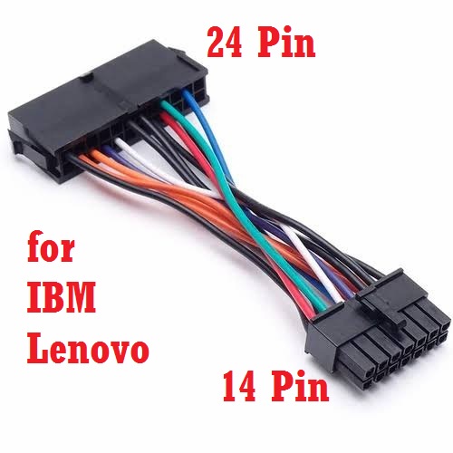 ATX Power ADAPTER 24 PIN TO 14 PIN สําหรับ LENOVO IBM - 24pin ถึง 14pin