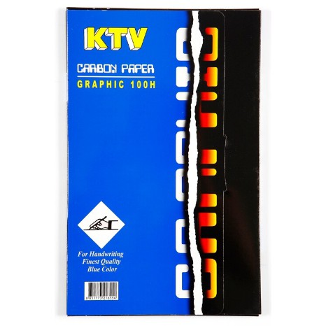 กระดาษคาร์บอนกราฟฟิค KTV สีน้ำเงิน