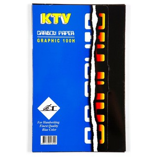 กระดาษคาร์บอนกราฟฟิค KTV สีน้ำเงิน