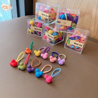 10pcs/set Hair Rope Korean Babys Hair Rubber Band Cartoon Animal Hair Accessories